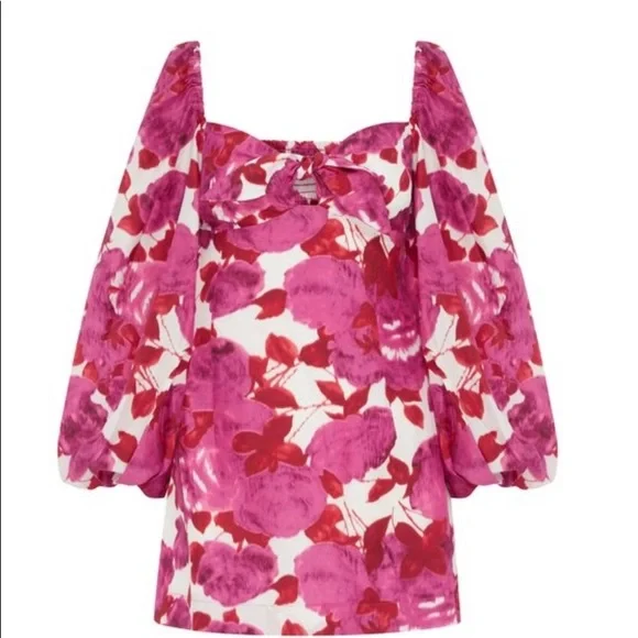 Alice Mccall Dresses | Alice Mccall Lover- To Lover Printed Mini | Color: Pink/White | Size: 6au | T_A_S_H_I's Closet